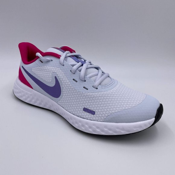 Nike Revolution 5 White / Purple Womens Shoes - Picture 7 of 8